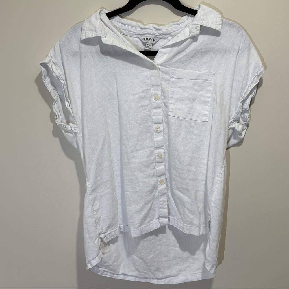 Orvis Women's Crisp White Button-Down Shirt